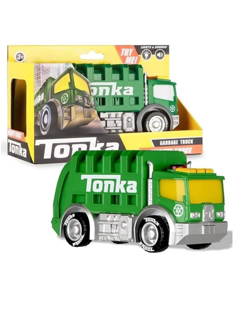 TONKA Mighty Force - Garbage Truck - Lights and Sounds - NEW NIB